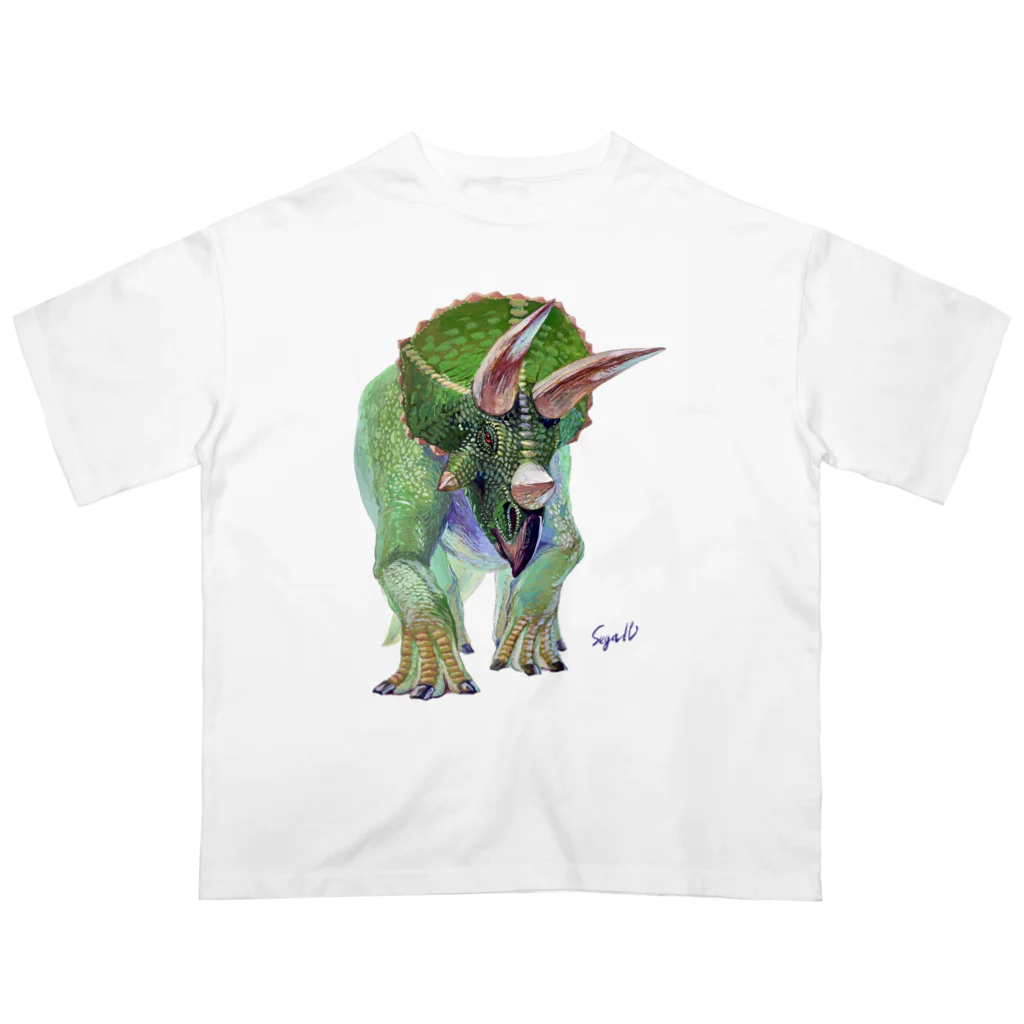 segasworksのTriceratops オーバーサイズTシャツ