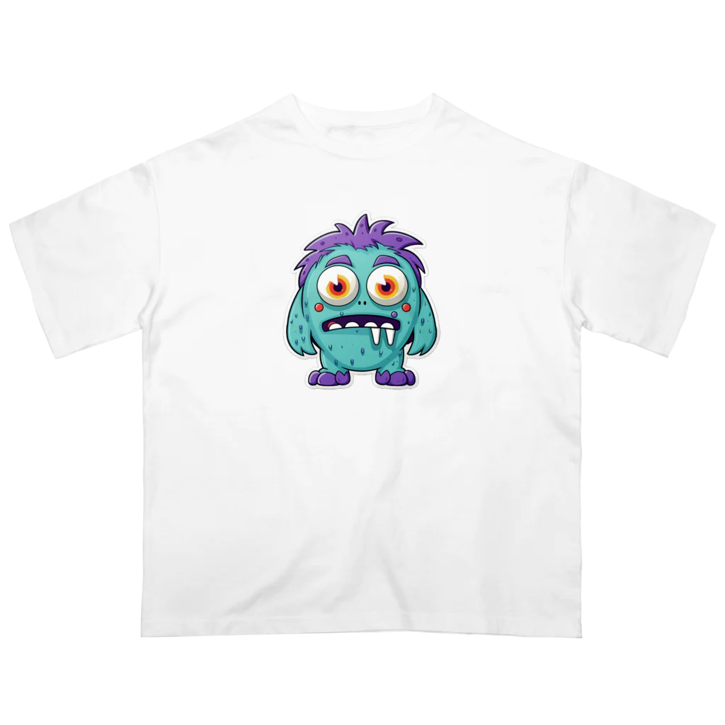 GoodsGalaxyArtの優しいモンスター・コルドくん Oversized T-Shirt