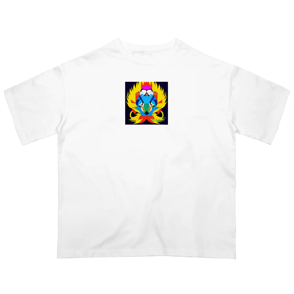 Leo.T Shopのライオンアート　Leo.T オーバーサイズTシャツ