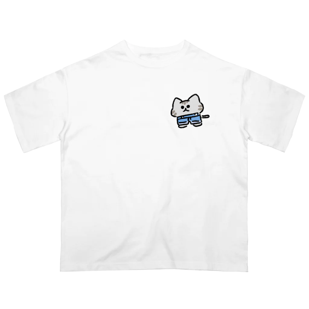 _zombieのジーパンねこ オーバーサイズTシャツ