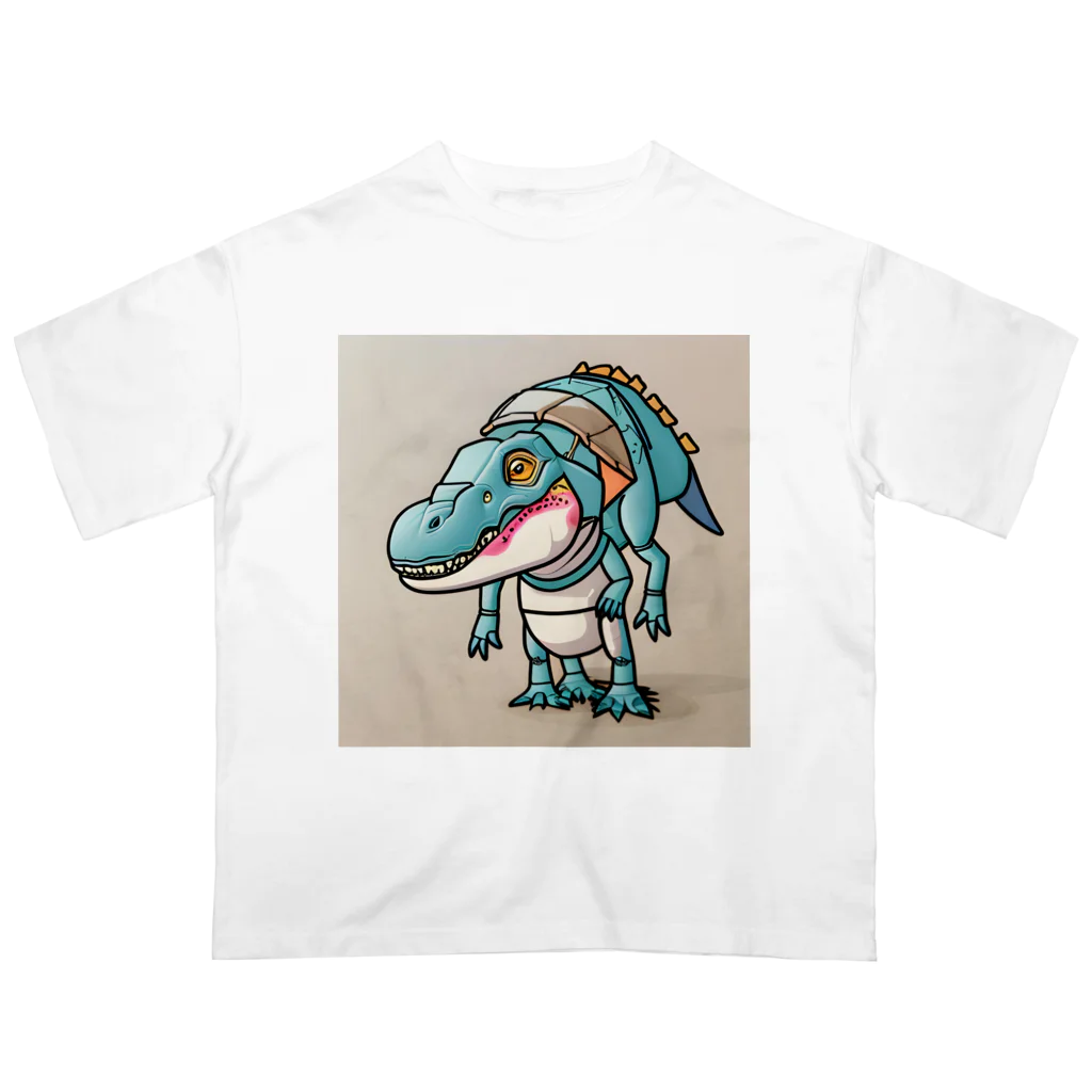 ゆるっと個性のT-Rexアリゲーター オーバーサイズTシャツ