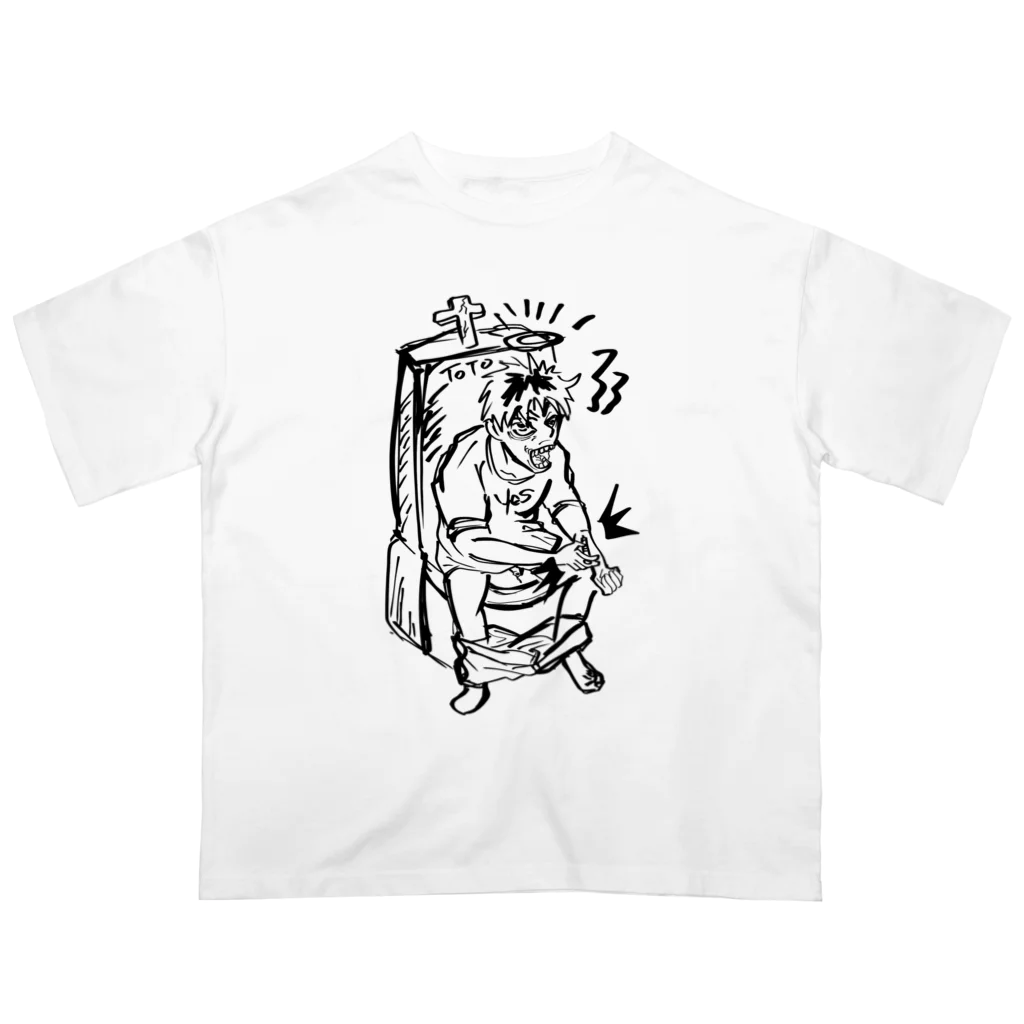 JINPIN (仁品)の正しいトイレの使い方 Oversized T-Shirt