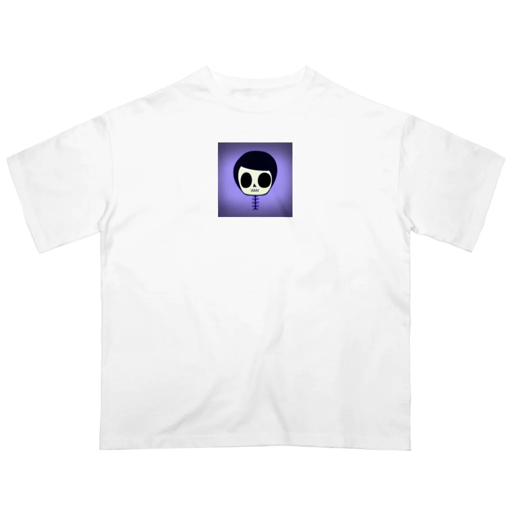 DRWFのホネまじめくん Oversized T-Shirt