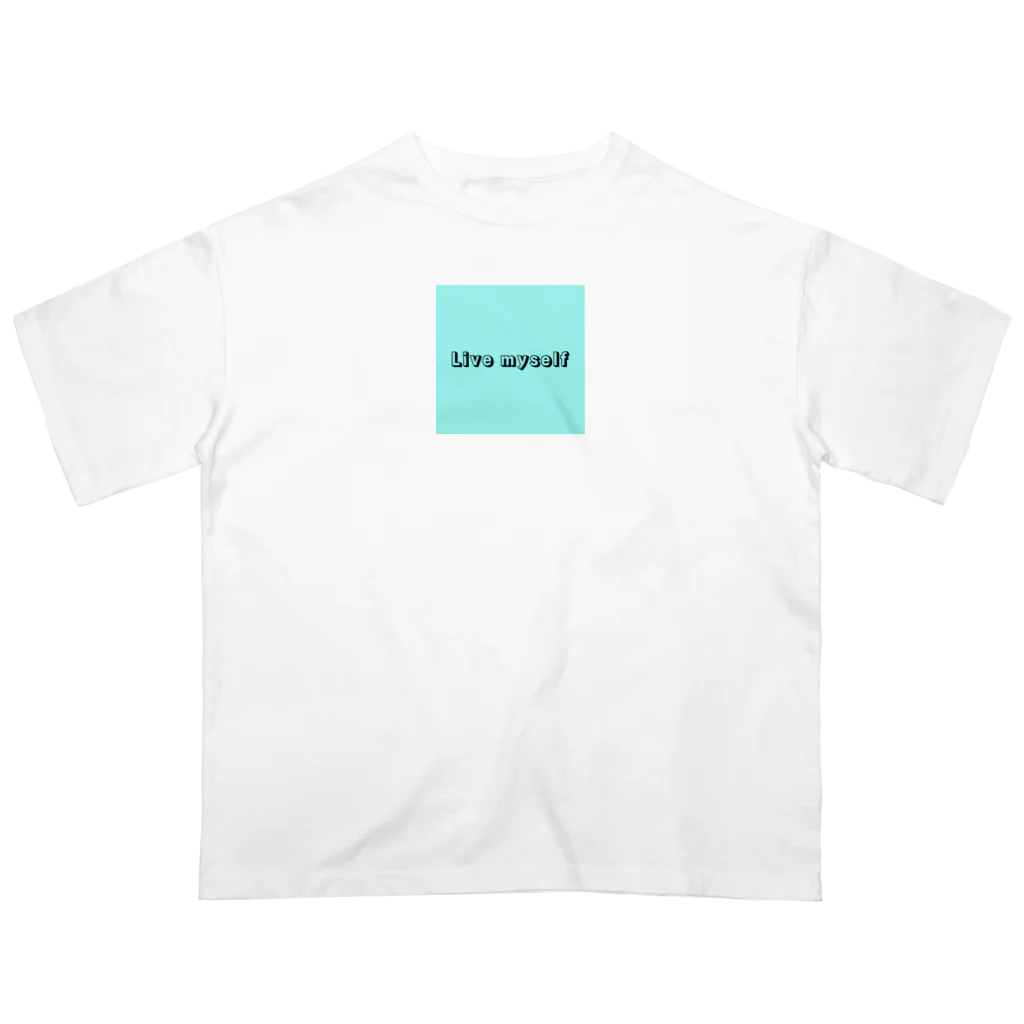 Billion HackのLive myself オーバーサイズTシャツ