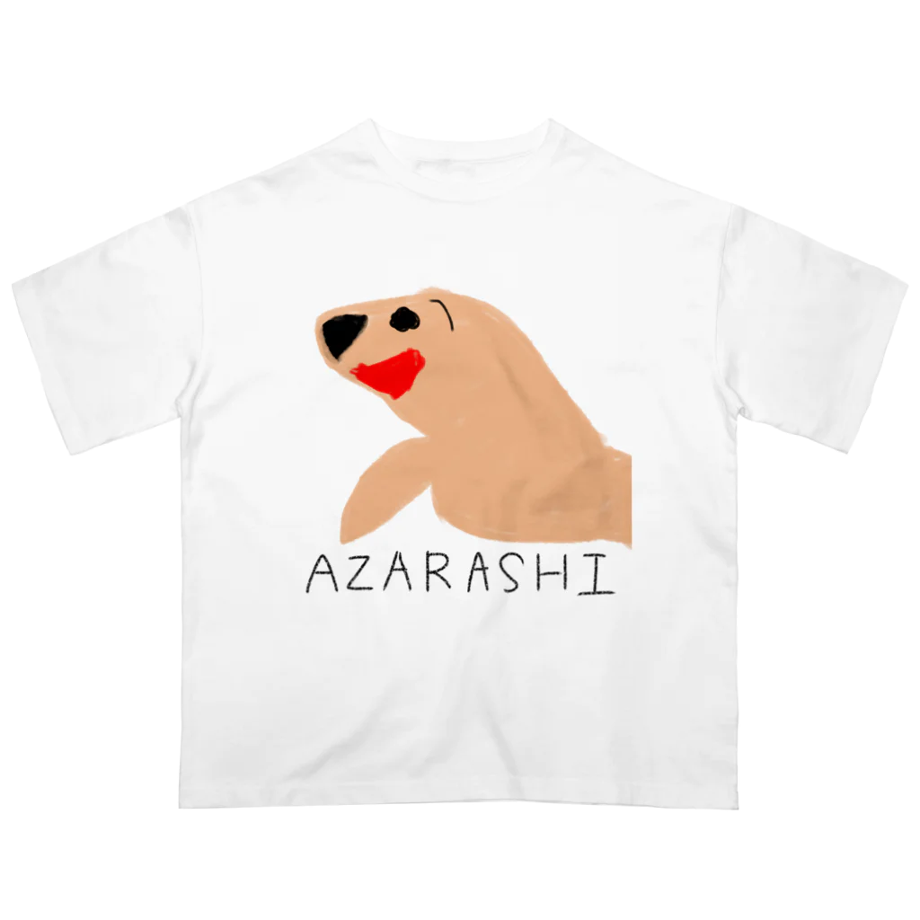 animaltennensuiの息子が描きそうなシリーズ:アザラシ オーバーサイズTシャツ