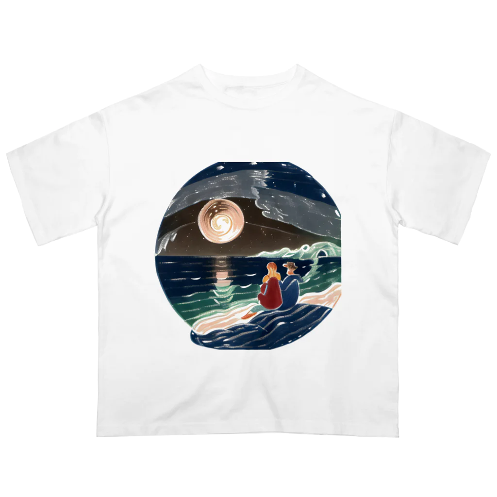 tetsuの夜の海 Oversized T-Shirt