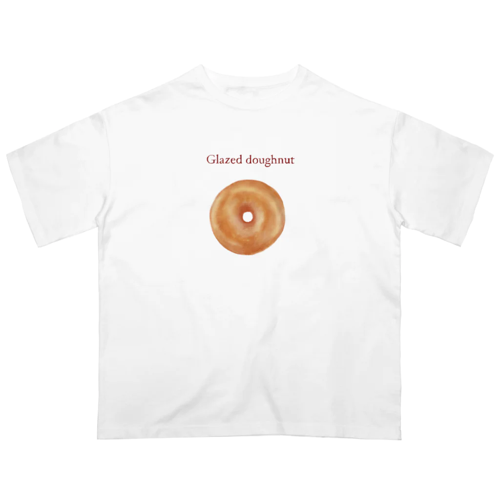 たべもの屋さんのGlazed Doughnut Oversized T-Shirt