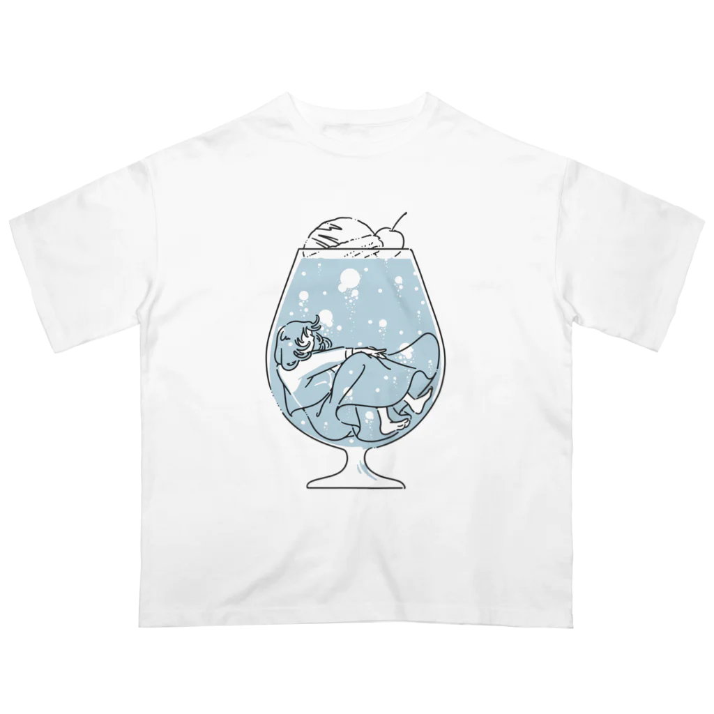 sasakiのソーダ水浴 オーバーサイズTシャツ