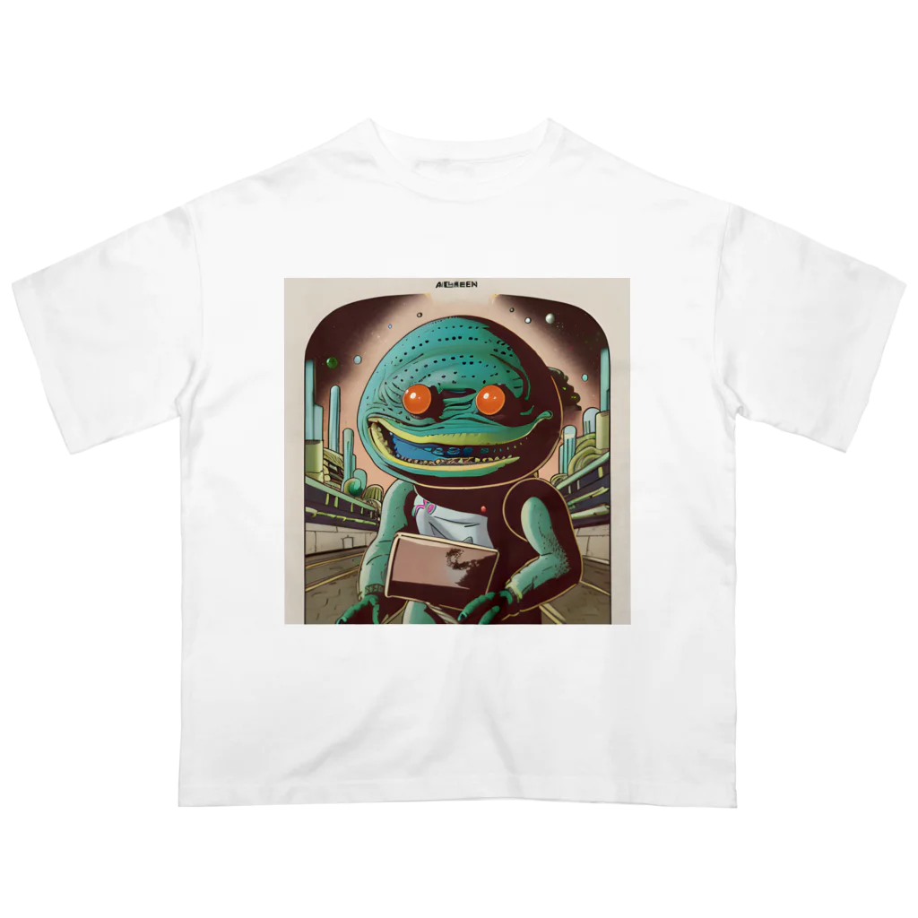 献血するドラキュラの宇宙人シリーズ Oversized T-Shirt