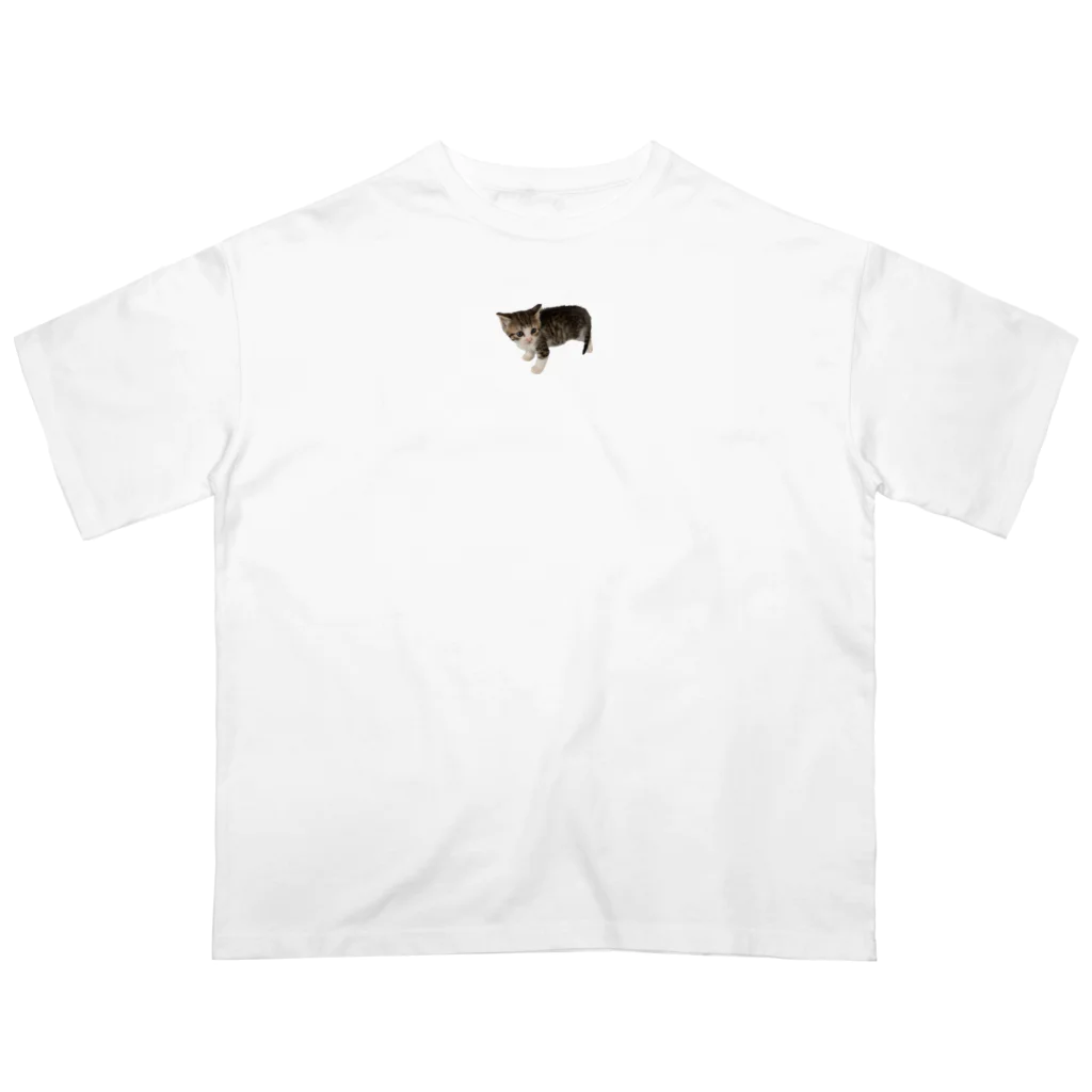 マスターPの小さい猫　ツブちゃん Oversized T-Shirt