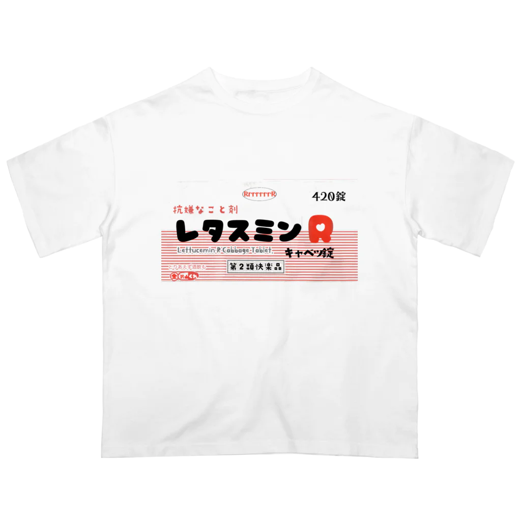 RrrrrrrRのレタスミン オーバーサイズTシャツ