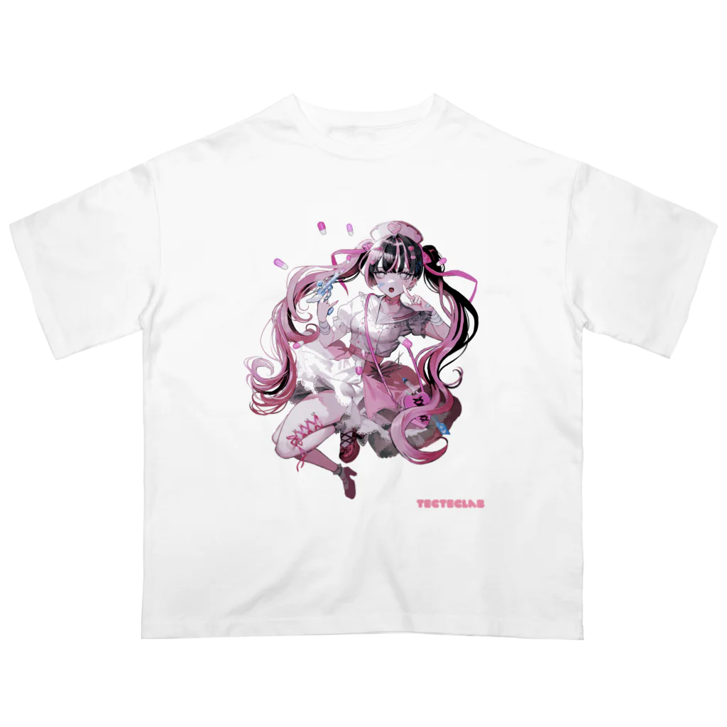 tekuteku_Labの魔法少女☆救済ちゃん オーバーサイズTシャツ