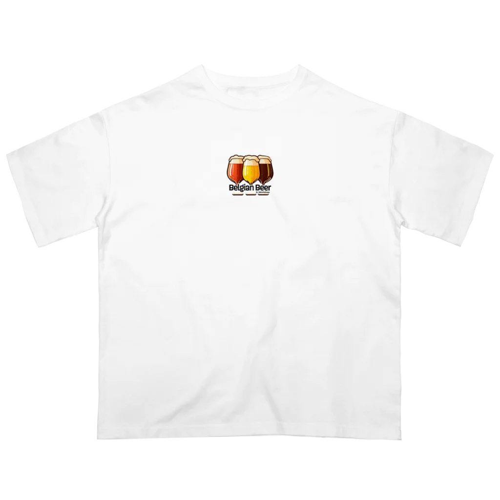 ベルギービールバー麦酒本舗公式グッズの3Belgian Beers Oversized T-Shirt