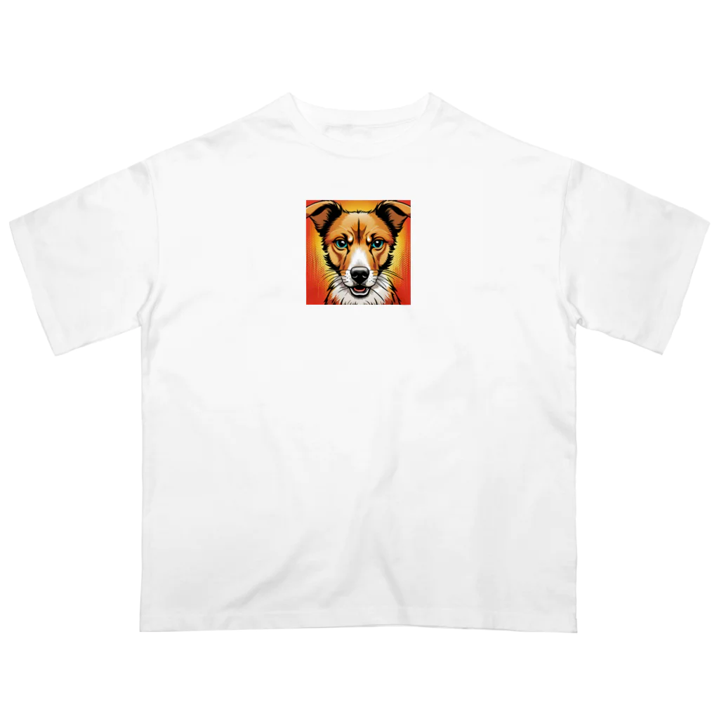 KURISANの可愛い犬です。 オーバーサイズTシャツ