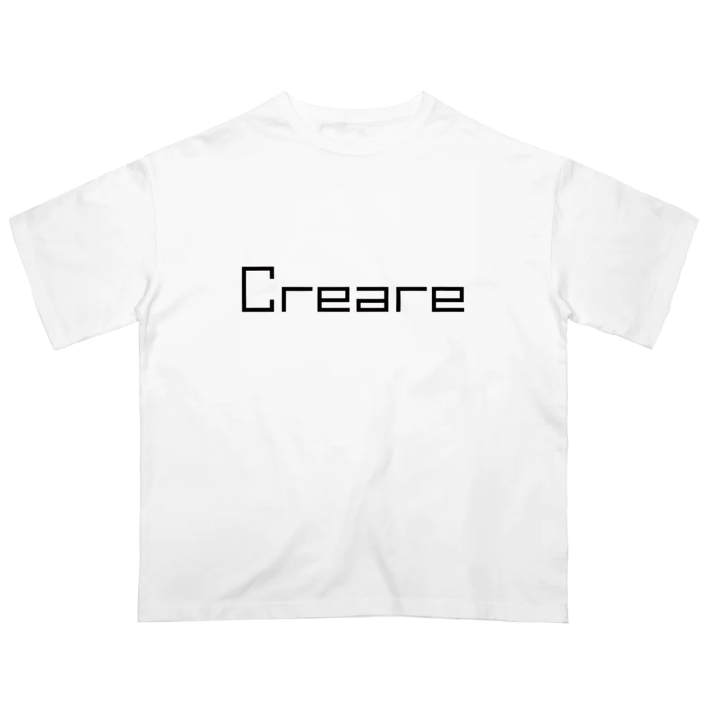 Creare クレアーレのクレアーレ　シンプルロゴ Oversized T-Shirt