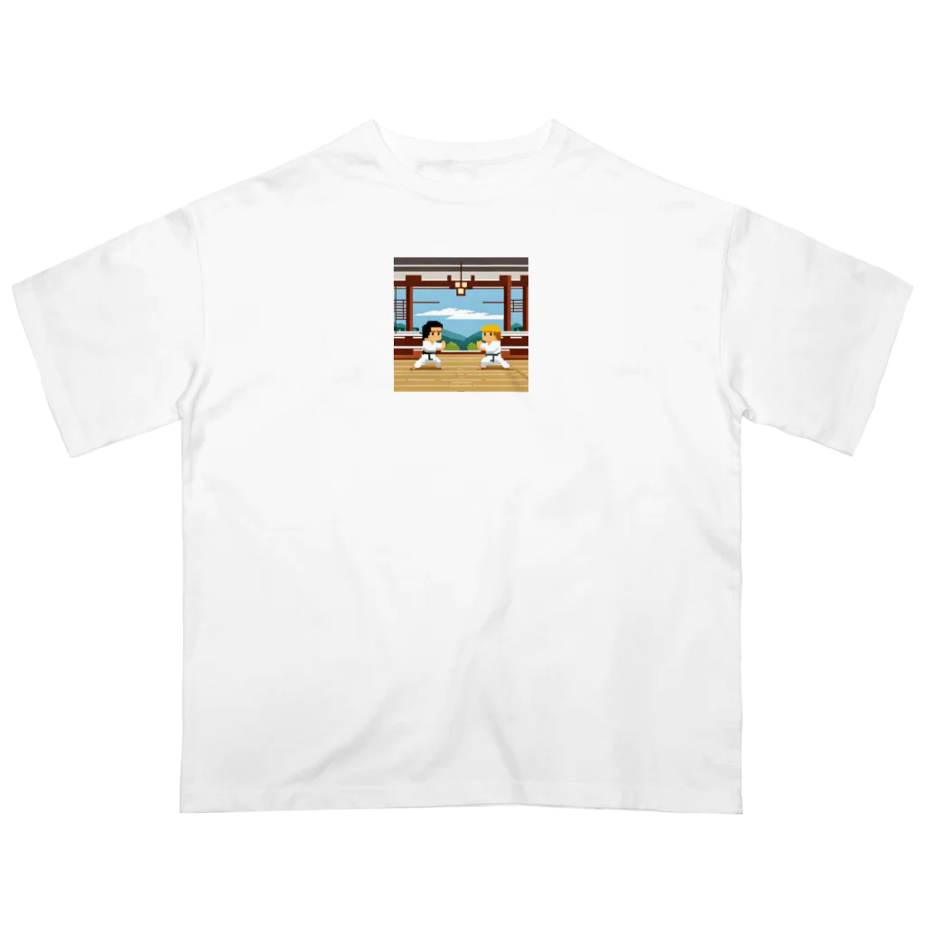 shibasannの格闘ゲーム中 オーバーサイズTシャツ