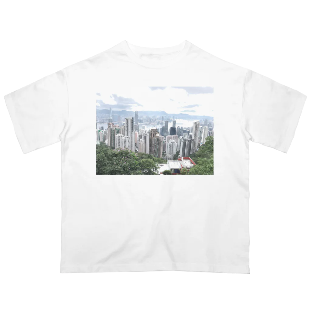 kyurakkoのAt  Victoria Peak オーバーサイズTシャツ