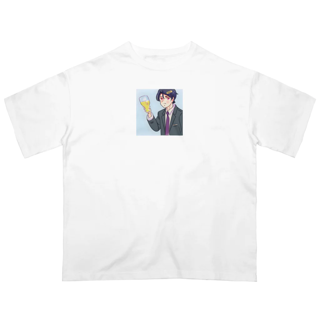 限界サラリーマンの呑みべ / soota111のオーバーサイズTシャツ