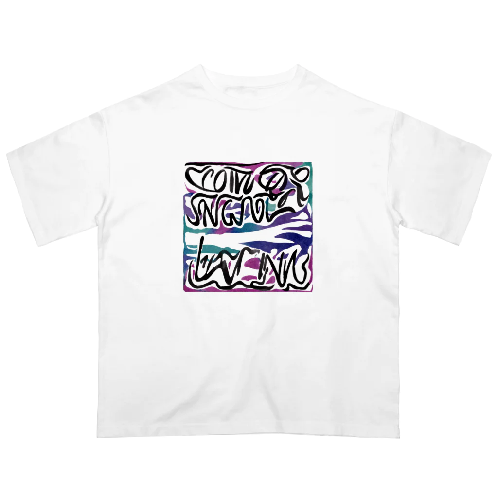 Kousakuin3のロゴ　テキスト Oversized T-Shirt