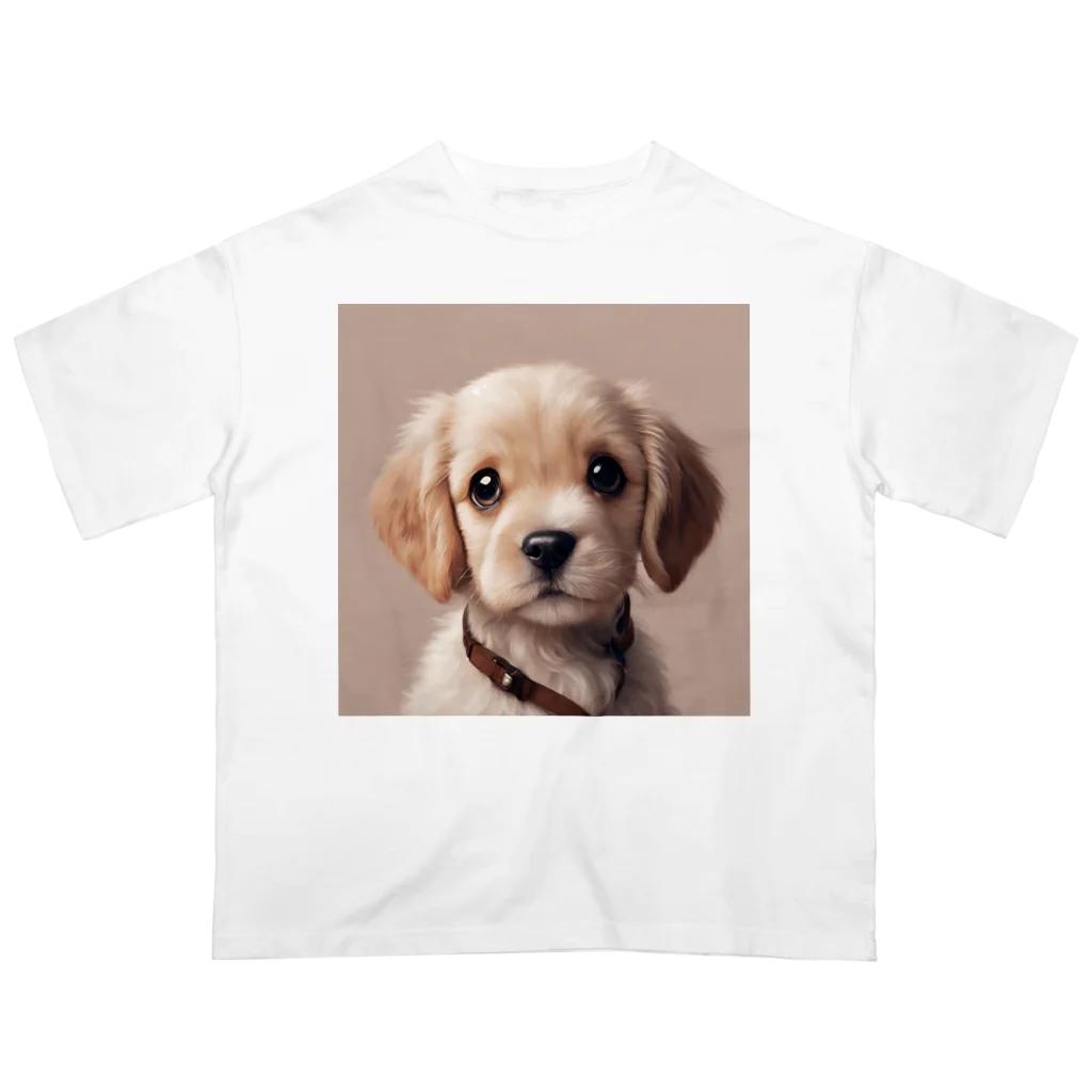 kunkun1048のめちゃカワ犬 オーバーサイズTシャツ