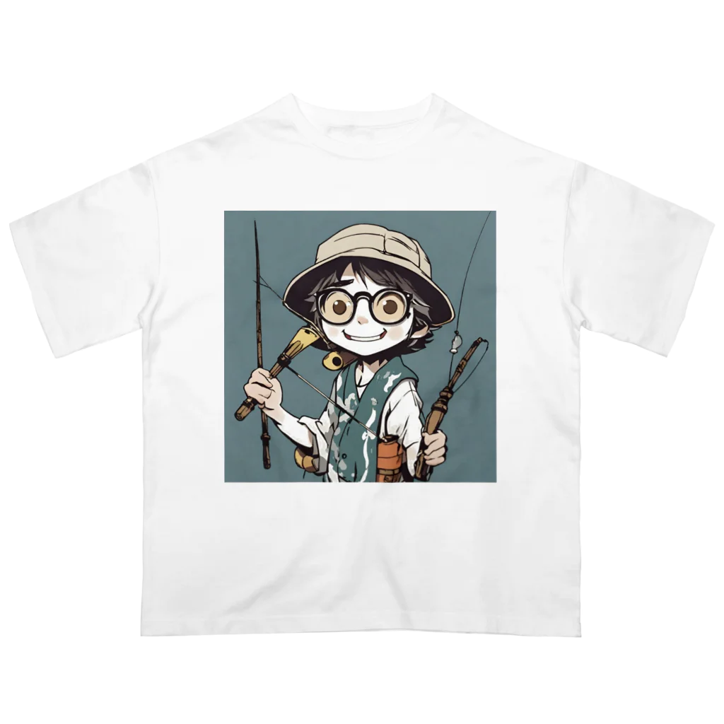 yuu1994 fishingのyuu1994の顔 Oversized T-Shirt