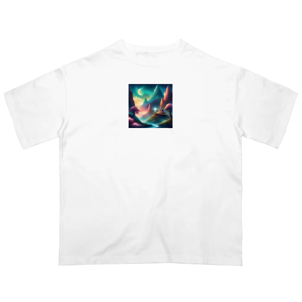 tyoppaの幻想的な風景 Oversized T-Shirt