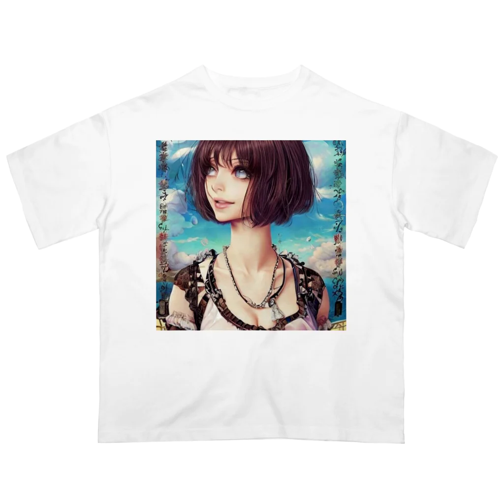 ボンブ映像社の希望に満ちた娘 オーバーサイズTシャツ