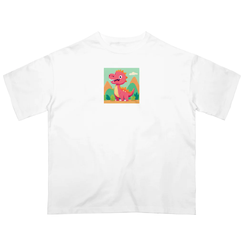 tick_tack shopの皆んな大好きサウルスくん オーバーサイズTシャツ