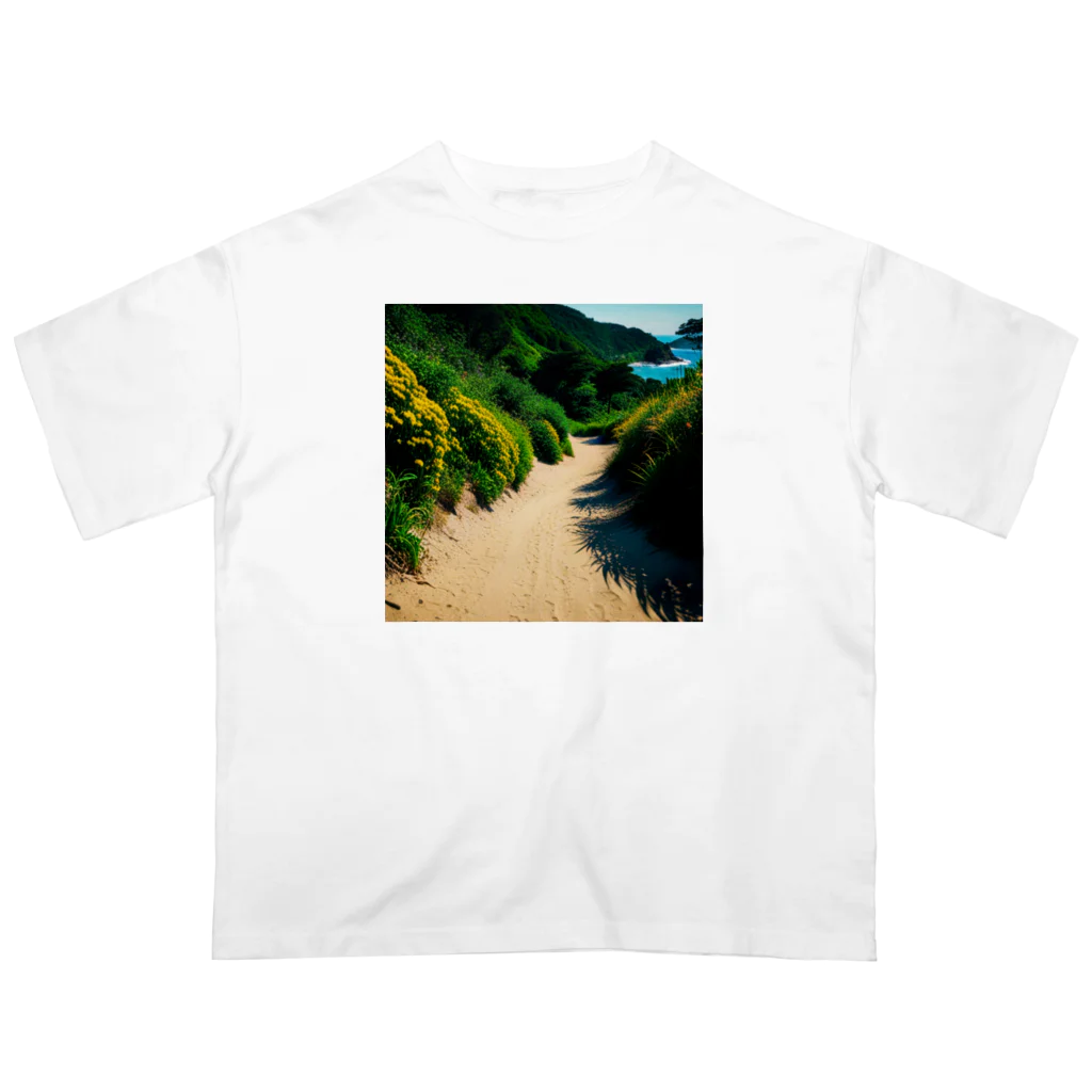 DapperMixの綺麗な道、海の楽園へグッズ Oversized T-Shirt