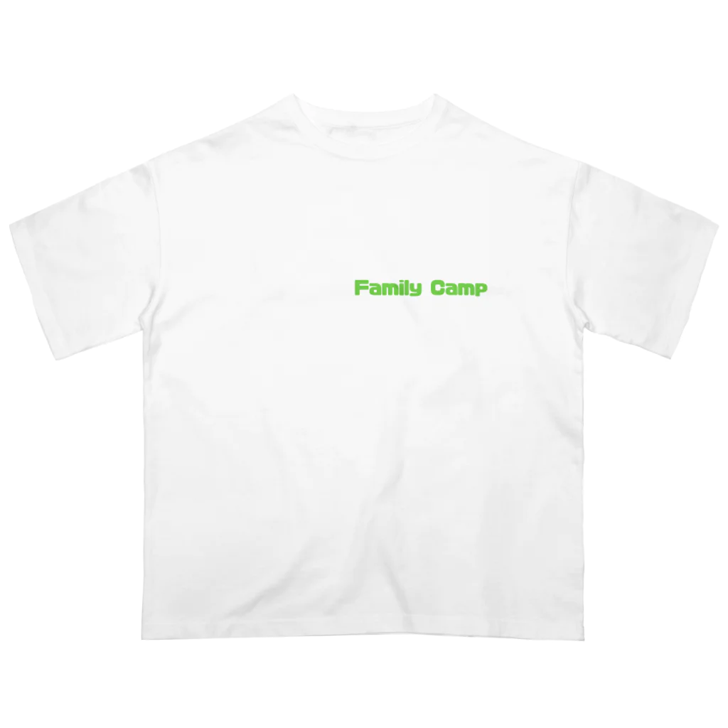 yukazo-のFamily Camp きみどり オーバーサイズTシャツ