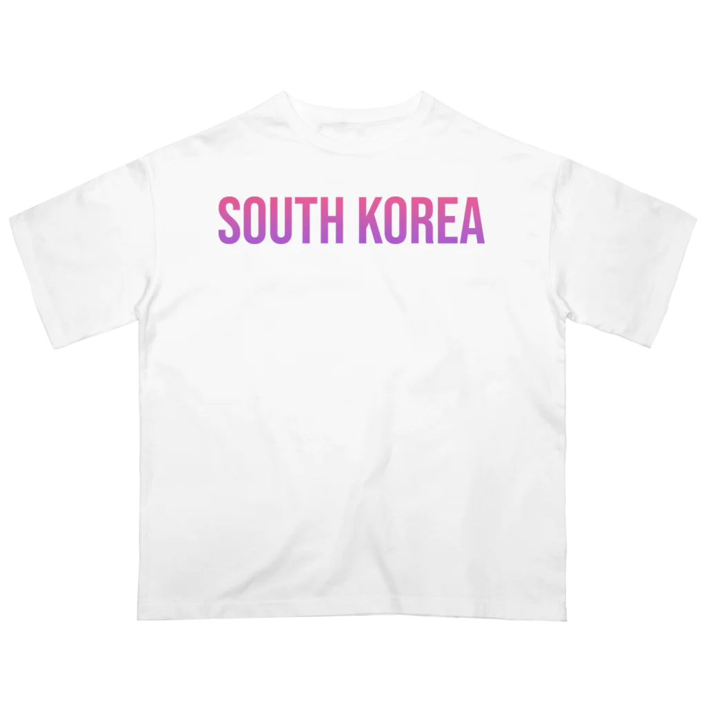 ON NOtEの大韓民国 ロゴピンク オーバーサイズTシャツ