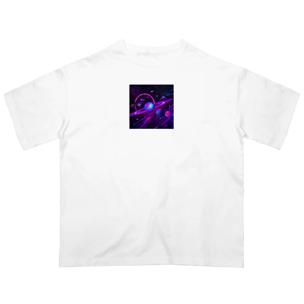 sanbo-の宇宙のグッズ オーバーサイズTシャツ