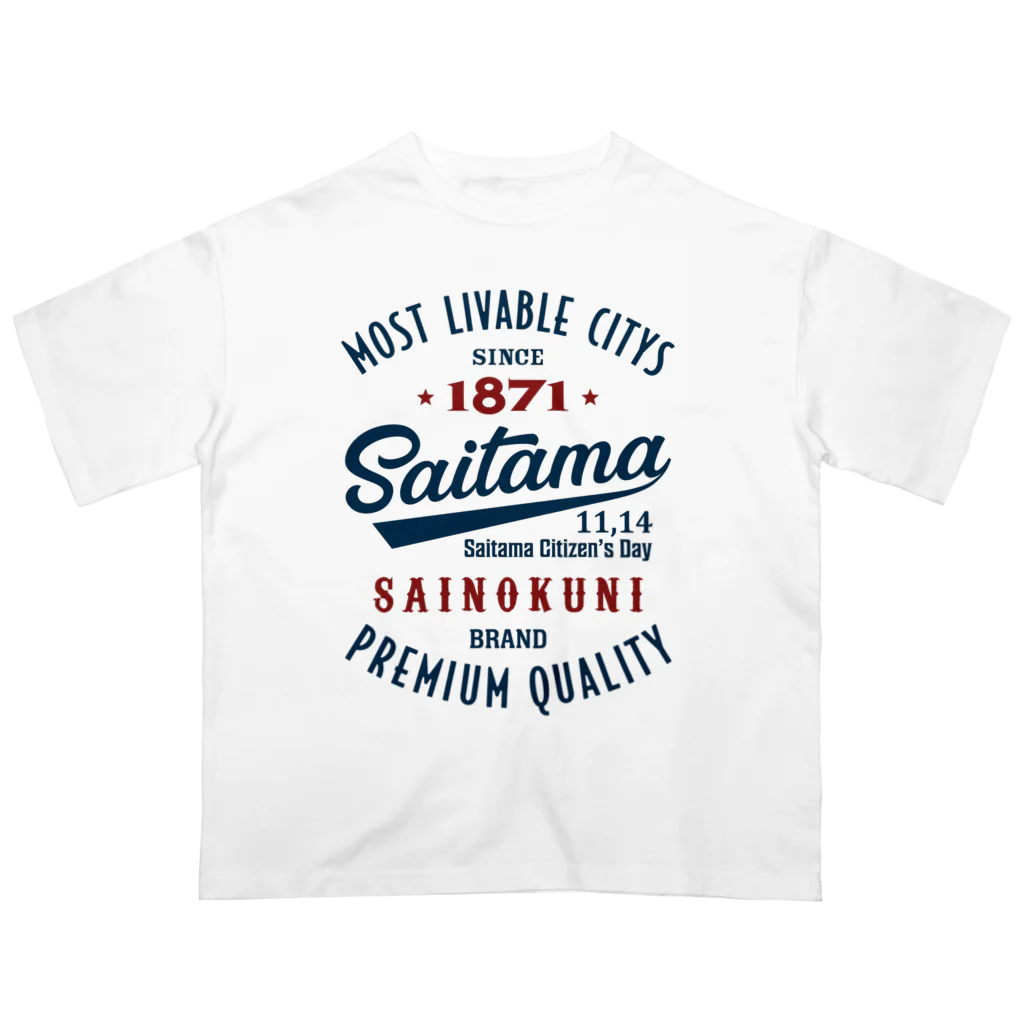 kg_shopのSaitama -Vintage- (淡色Tシャツ専用) オーバーサイズTシャツ