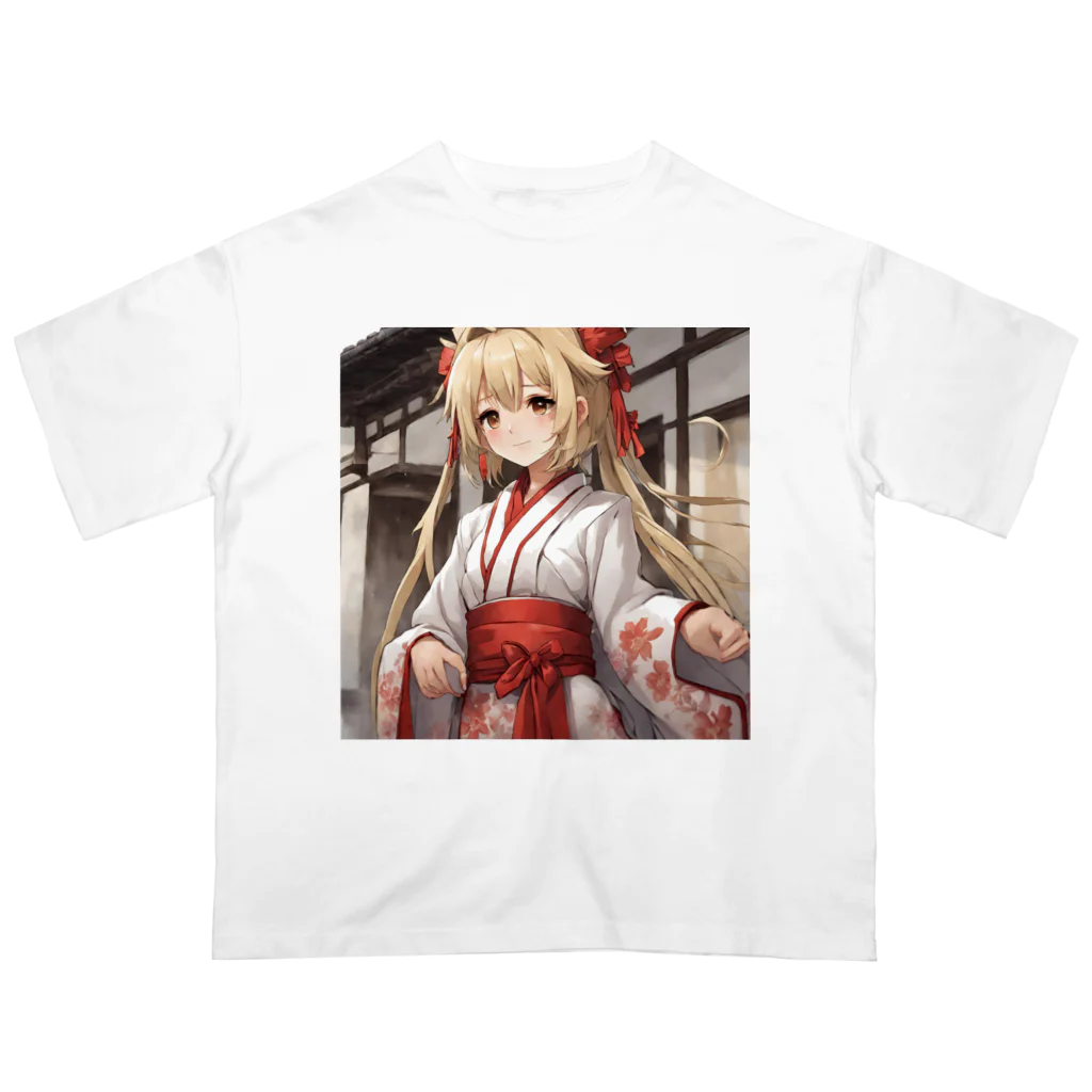 K-springの巫女様 オーバーサイズTシャツ