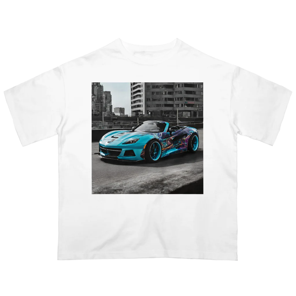 スターキャドウのかっこいい車のグッズ オーバーサイズTシャツ