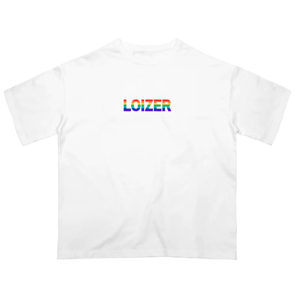 LOIZER shopのLOIZER Rainbow logo Oversized T-Shirt