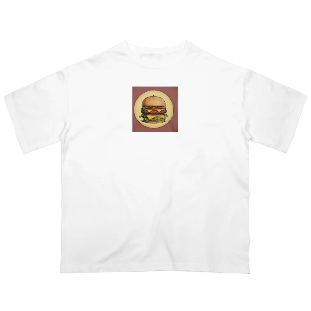 FUJIMON shopのバーガーバーガー Oversized T-Shirt