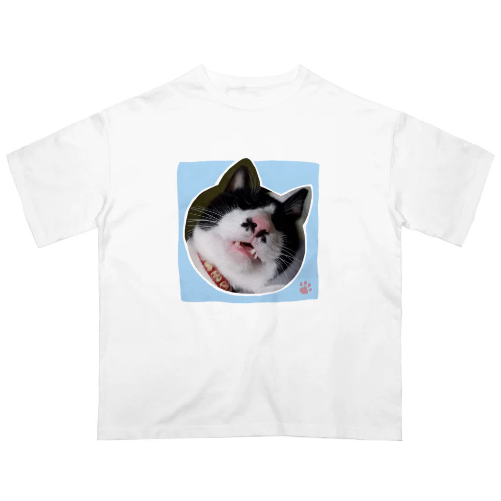 木ノ下商店の眠りこけた猫。 オーバーサイズTシャツ