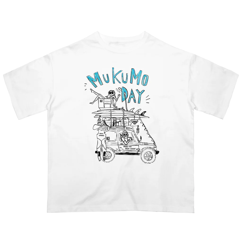 muku-moのMUKUMO DAY （白地用） Oversized T-Shirt