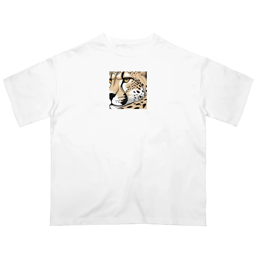 kstm_comのヒョウくん オーバーサイズTシャツ