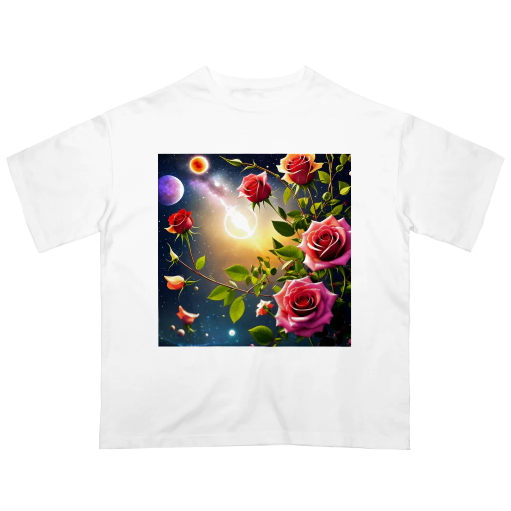 reonasdの情熱の神秘薔薇 Oversized T-Shirt