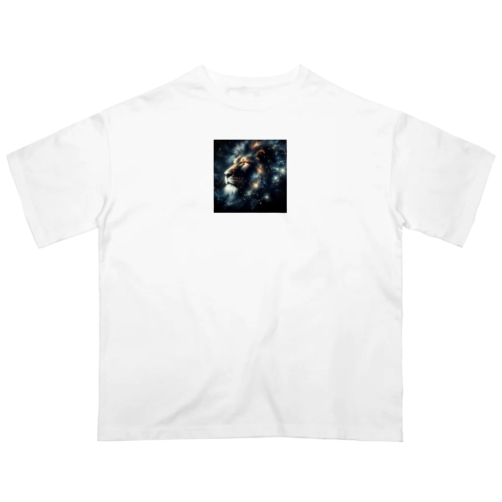 shop_cosmoの星屑のライオン Oversized T-Shirt