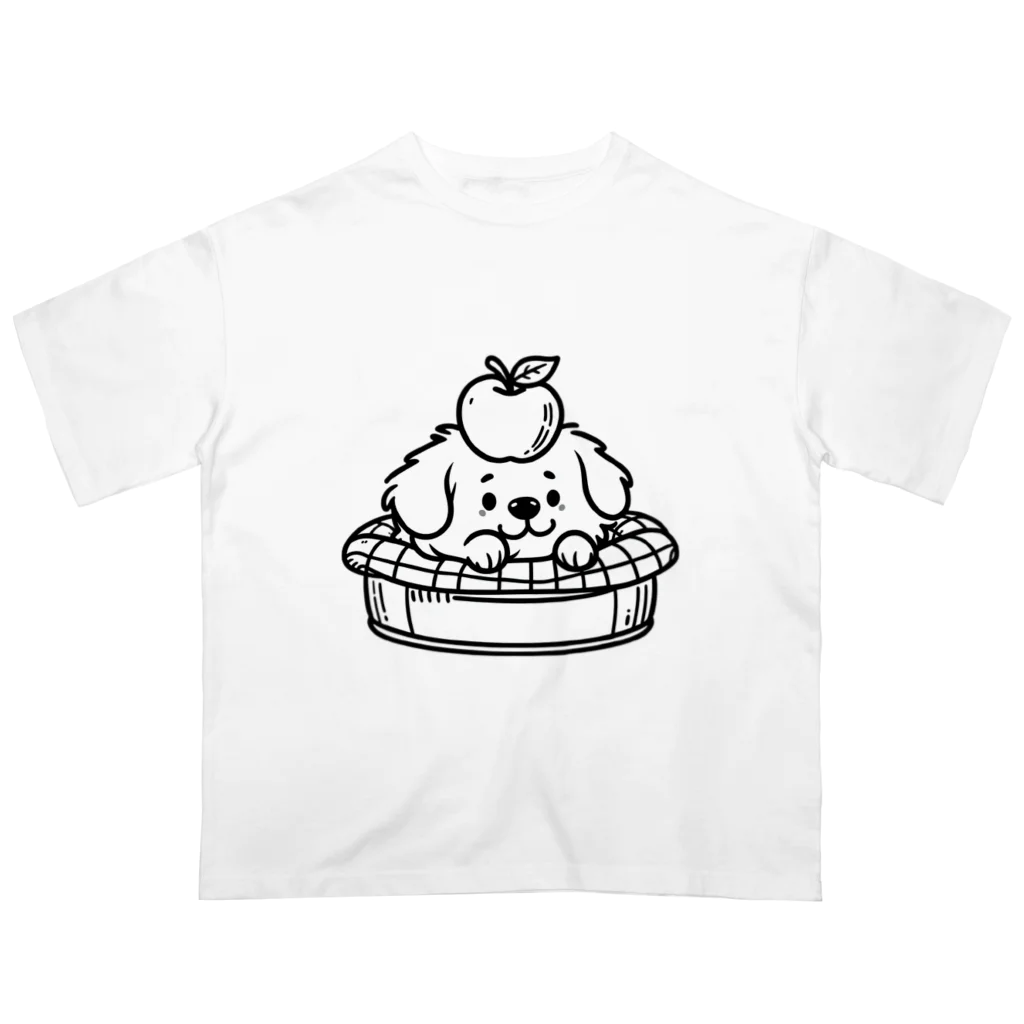イカ🦑のりんご大好きイッヌ Oversized T-Shirt