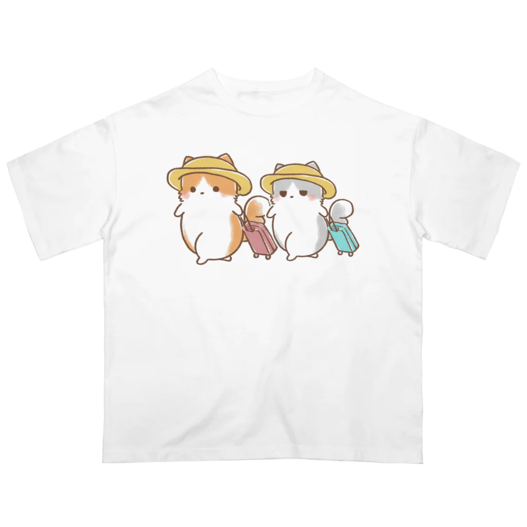 短足猫のなんとぬんのバケーション中なんぬん！ Oversized T-Shirt