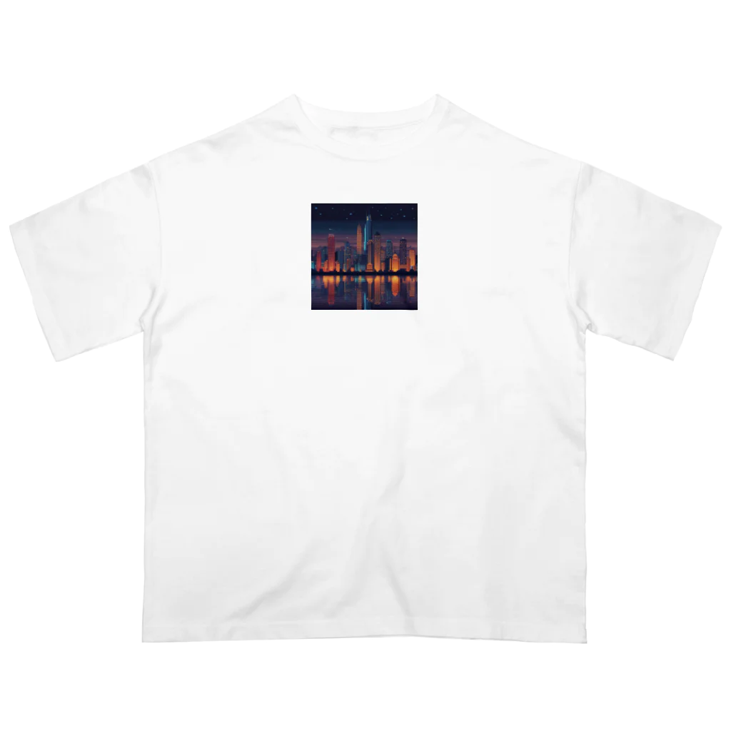 pinopiyo08の夜景 オーバーサイズTシャツ