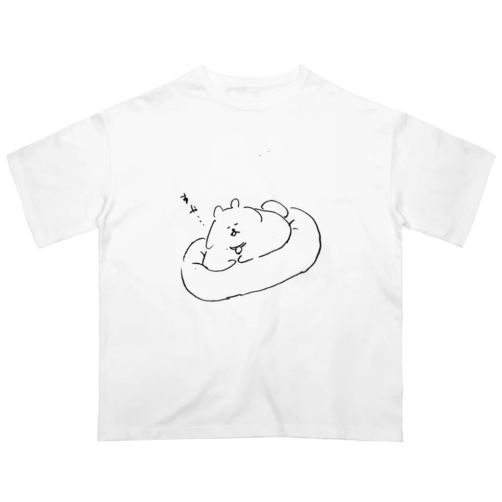 ゆずっち★ぐみのおねむのポメちゃん オーバーサイズTシャツ