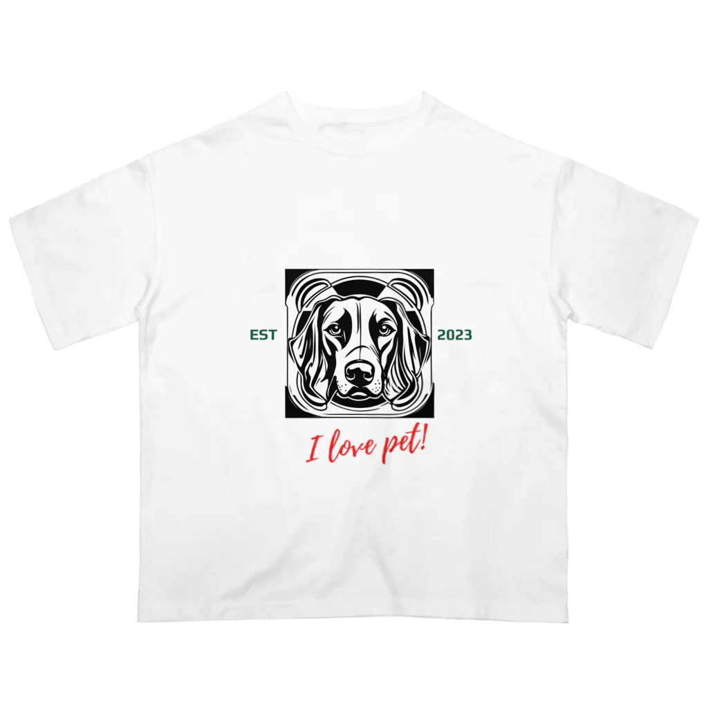 ワンダーワールド・ワンストップのDog ペット好き Oversized T-Shirt