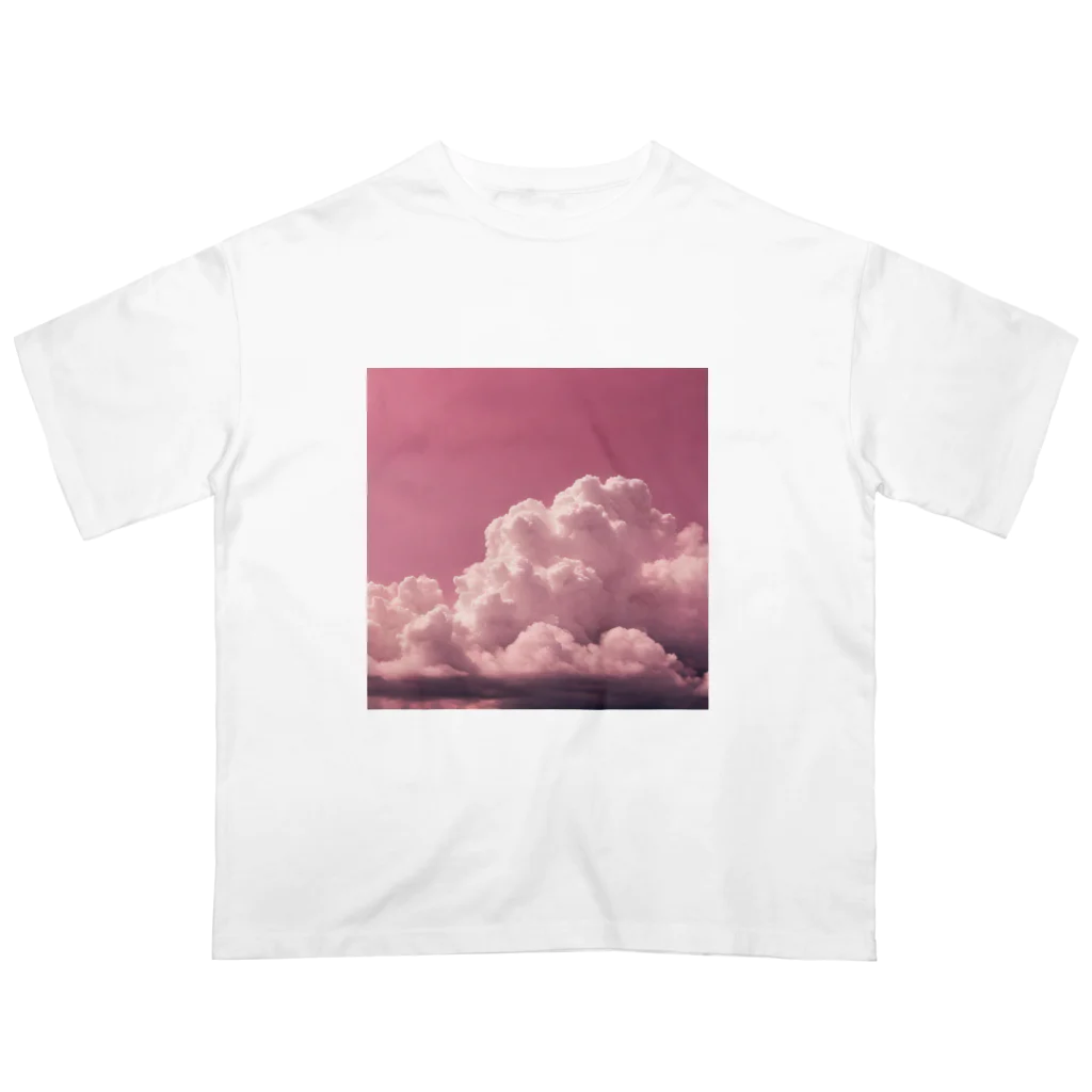 usaのピンク空☁️ オーバーサイズTシャツ