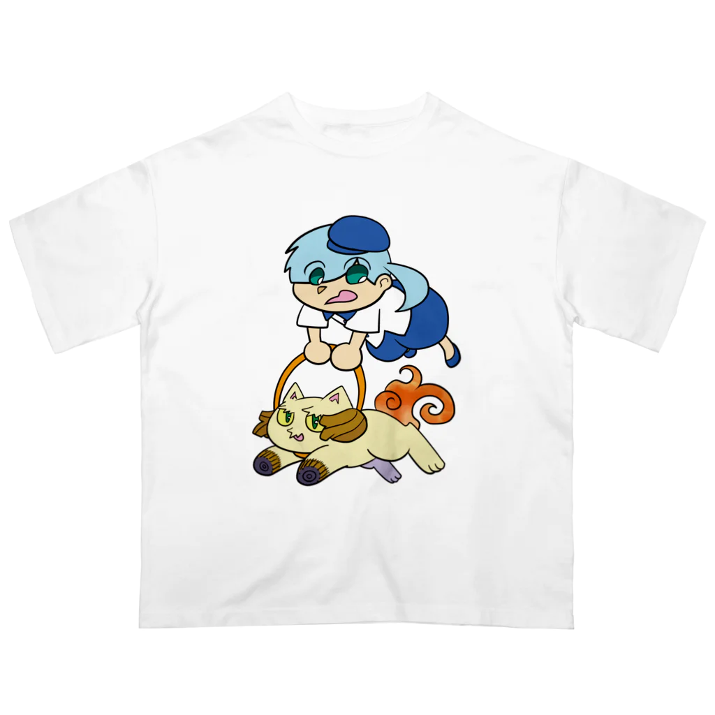 Animaru639のThe Land of Cats-002 Oversized T-Shirt