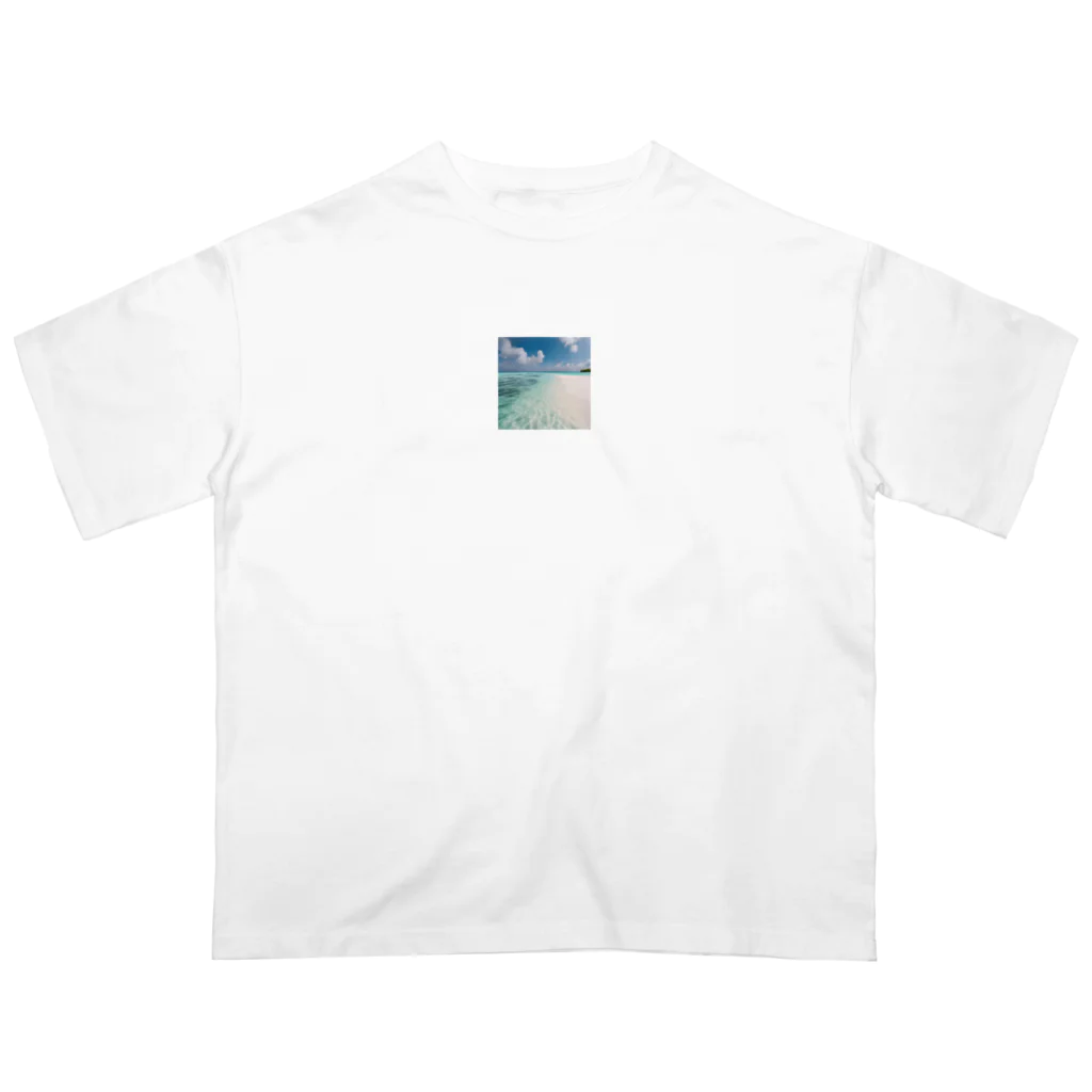 aiのBeautiful beach Oversized T-Shirt